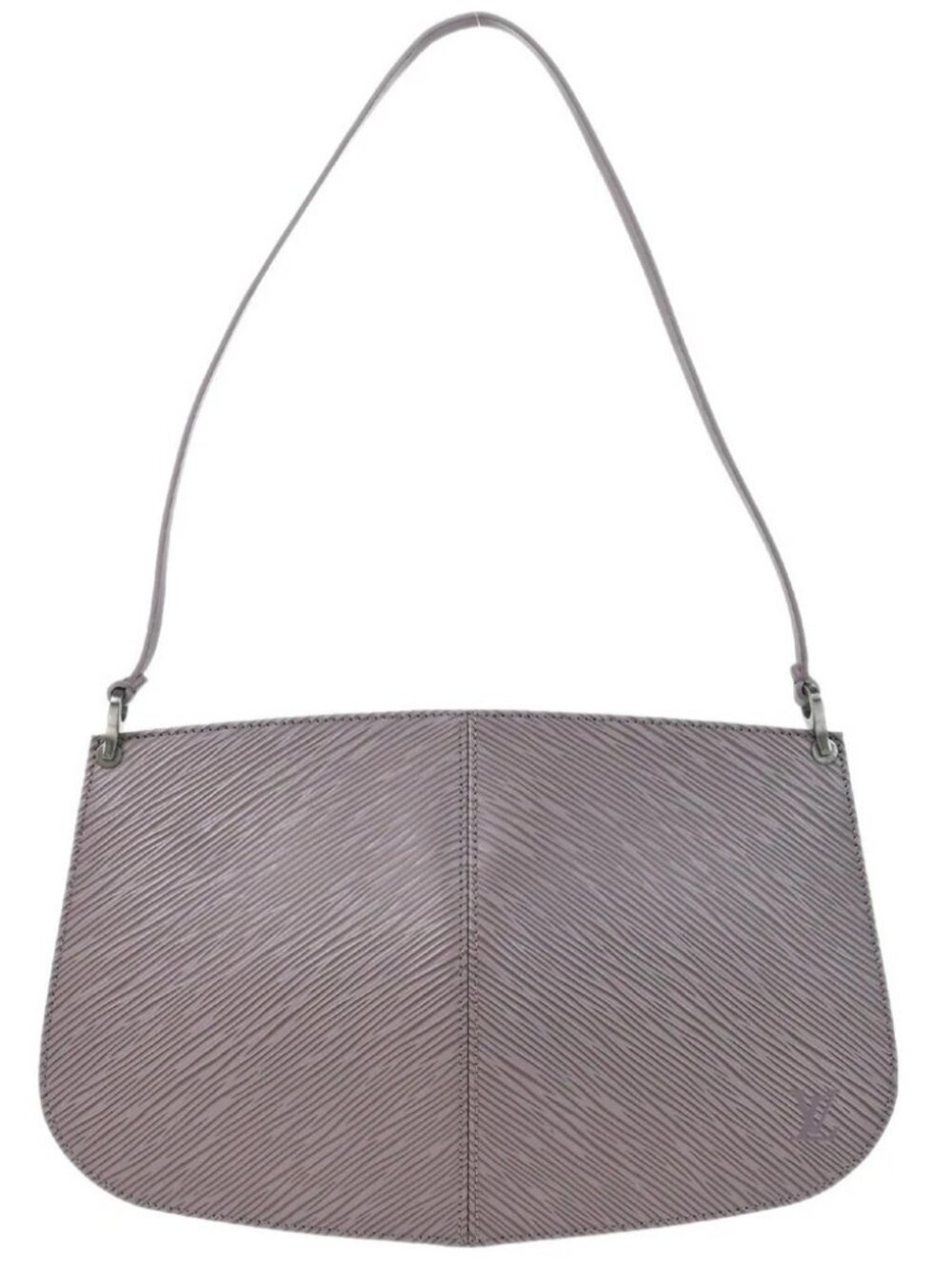 Louis Vuitton Purple Epi Pochette Demi-lune Handbag